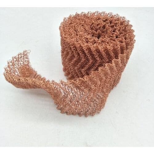 1-10 Meter 4 Wires Pure Copper Mesh Woven Filter Sanitary Food Grade For Distillation Moonshine Home Brew Beer 100mm Width