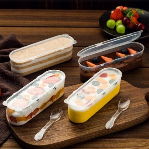 50pcs Net red cake fruit dessert box wedding birthday party favors baking package candy chocolate gift boxes 250ml plastic cups