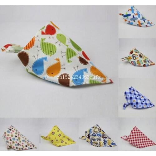 500pcs Cartoon Pet Grooming Accessories Adjustable Dog Puppy Pet Cat Bandanas Scarf Pet Tie Fashion