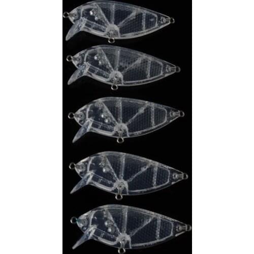 6.8CM 5G 20pcs Blank Nude Baits Crankbait Minnow Pencil Popper Bait Unpainted Lure Bodies Fishing Bait Fishing Gear