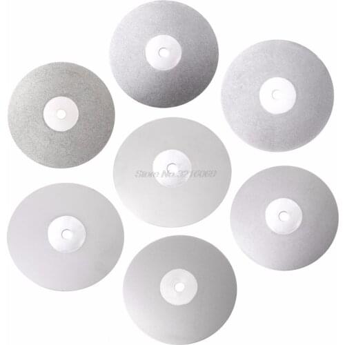 6 Inch Grit 80-2000 Diamond Coated Flat Lap Wheel Jewelry Grinding Polishing Disc Dropshipping