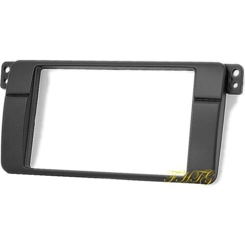 Car Radio Fascia,Dash Kit is suitable for 1998-2005 BMW 3 (E46) ,Double Din Car Audio Frame