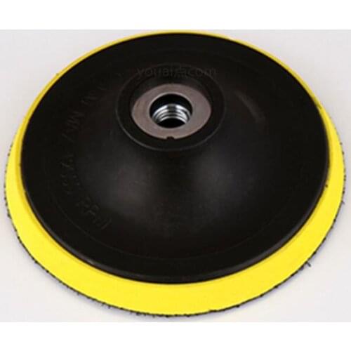 Free shipping 2PCS rubber made 125*M14mm polishing chuck for being used with self adhere polishing pad for good polishing