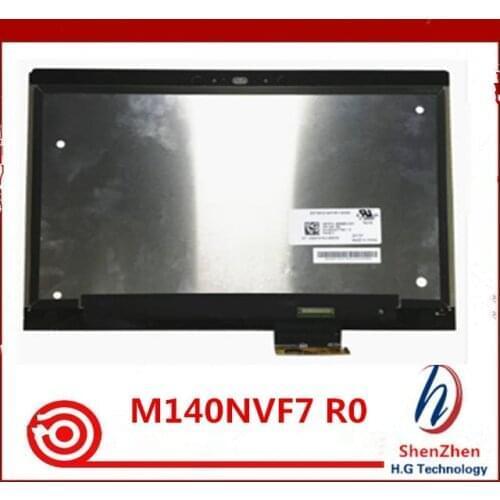 Free shipping NEW 14.0''inch Lcd Screen M140NVF7 R0 fit for HP EliteBook 1040 G4 Laptop Lcd Screen Assembly P/N:936980-N31