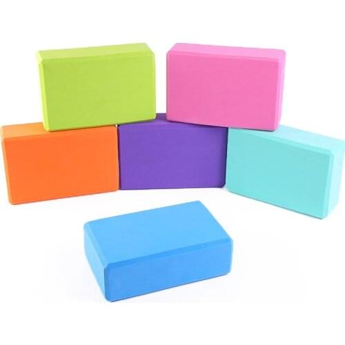 1PCS Yoga block EVA class ii yoga pillow fitness block word horse exercise block yoga AIDS antiskid block head