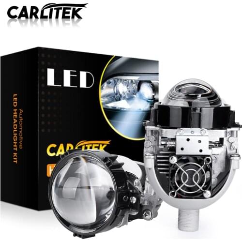 Carlitek Bi-LED Projector Lenses лампочки h4 70W/pair 3.0 universal Hi/Lo Beam car headlight retrofit styling 9005 9006 H1 H7 XQ