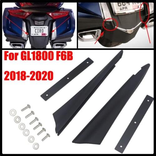 For Honda Goldwing GL1800 GL 1800 F6B 2018 2019 2020 Motorcycle Black Rear Fender Filler Strips Rear fender baffle