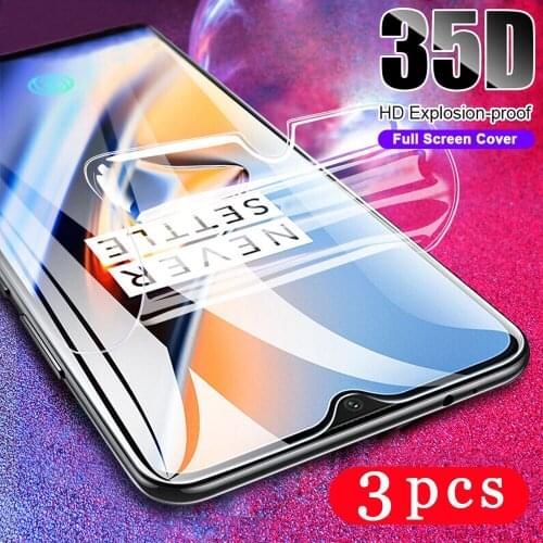 3Pcs soft full cover hydrogel film for oneplus Z Nord 8 7 7t pro phone screen protector protective film Not Glass smartphone