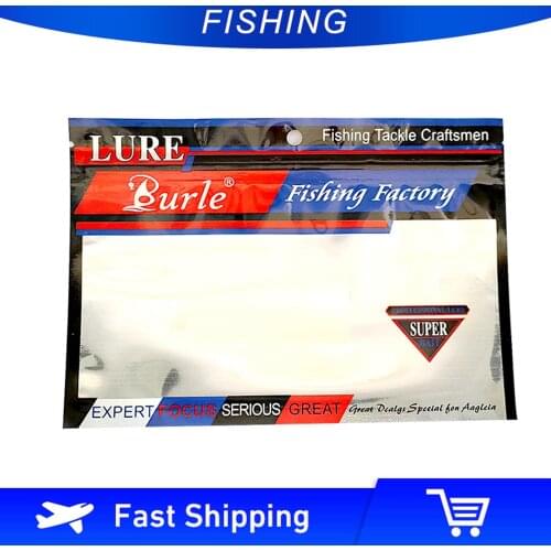 ILure 100pcs/lot Fishing Lures Bag Ziplock 8cm/15cm/17cm Self Seal Zipper Plastic Retail Packing Poly Bag