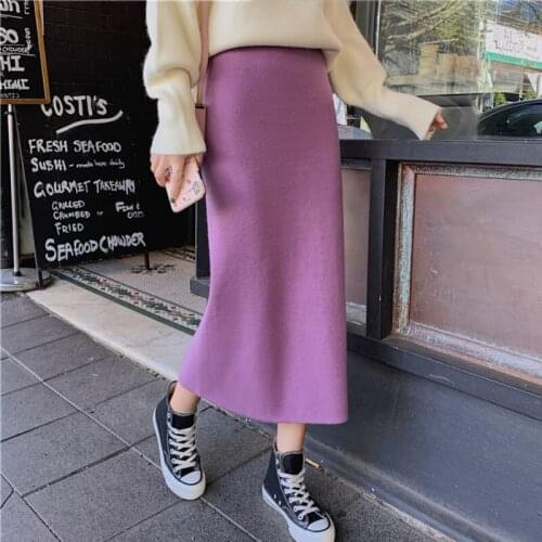 LYNNE'S WARDROBE Knitted Pencil Skirts