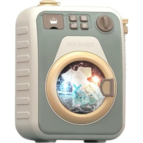 Electric Rotatable Adding Water Household Laundry Machine, Washing Home Appliance Toy Set for Kids Play House 87HD