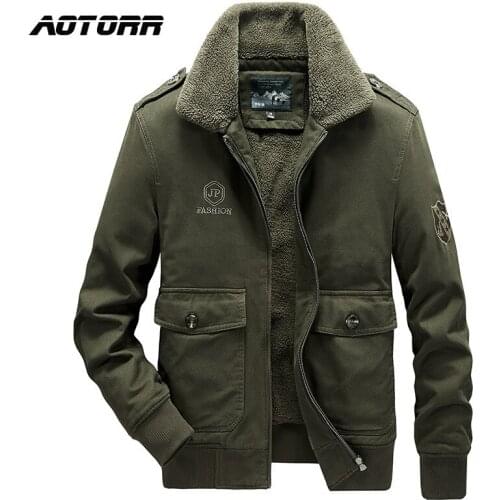 Men Winter Fleece Jackets Outerwear Warm Coats 2021 New Mens Large Size 6XL Wool Liner Thicker Overcoat Male Embroidery Jackets