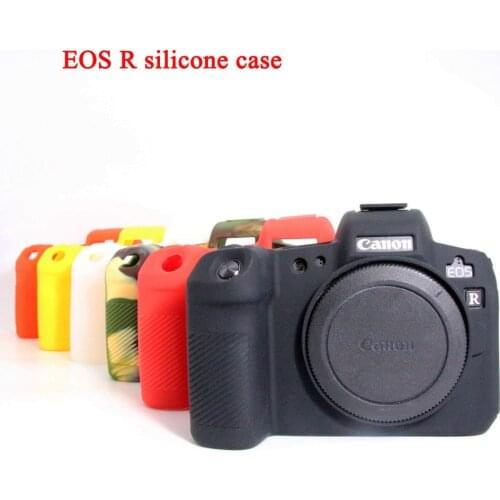 Nice Soft Camera Case For Canon EOS R R5 EOS R6 Silicone Cover Rubber Camera Body Cover Skin