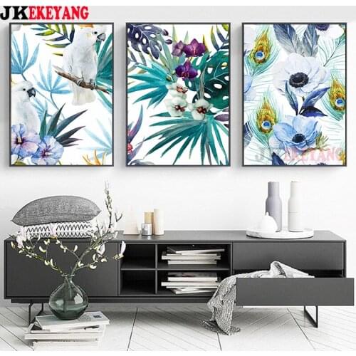 3pcs 5D Diy round/square diamond painting Pretty leaves and flower Diamond Mosaic Embroidery cross stitch Y4159