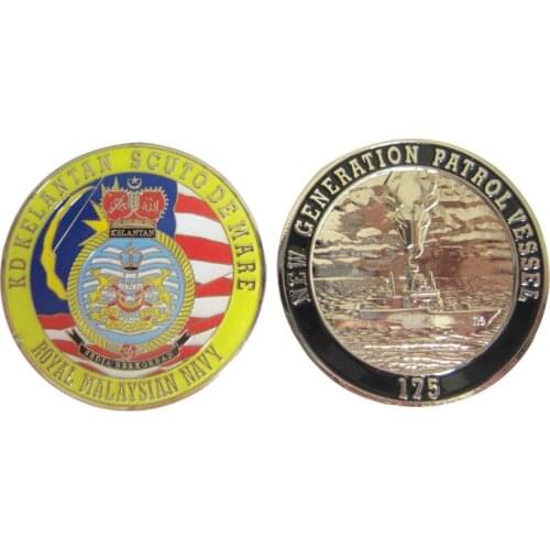 Manufacturer custom double-sided coin laser engraving round coins