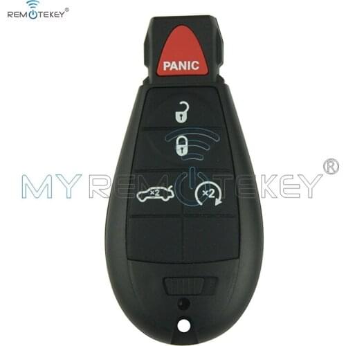 Remtekey New keyless entry remote key fob Fobik 434MHZ 5 button for Chrysler Dodge Jeep Grand Caravan Cherokee Durango IYZ-C01C