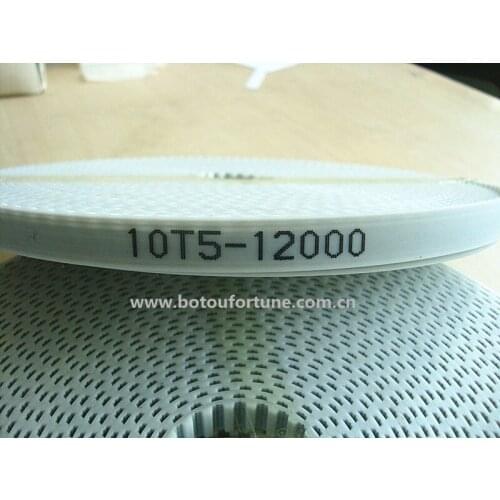 PU t5 sprocket belt open belt with 10mm width 12m length for CNC RepRap 3d a pack