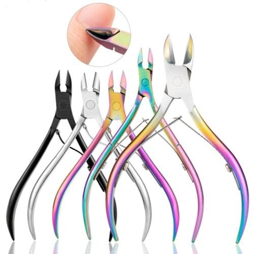Stainless Steel Nipper Professional Remover Scissors Finger Care Manicure Nail Clipper Dead Skin Special Nail Scissors Tools