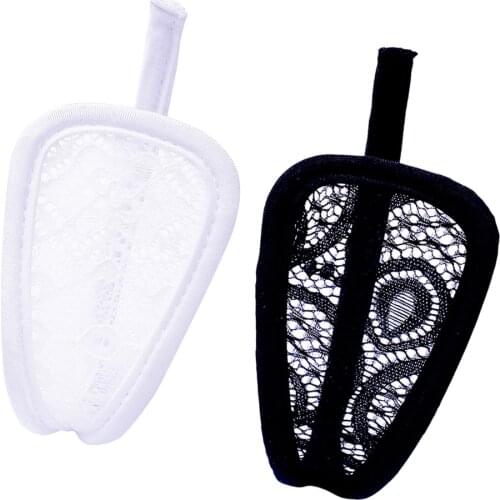 2Pcs Women Sexy See-through Lace C String Invisible Panties Knicker Underwear Lingerie Briefs