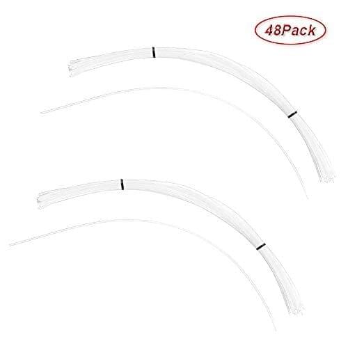 Karbay Flex-A-Line 48 Pack 13" Replacement Line for WG430 Electric Leaf Mulcher, Compatible with Worx WA0050