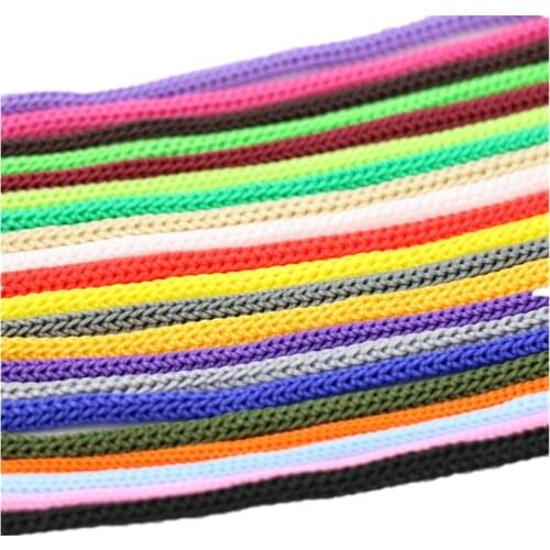 3mmX200m Polypropylene PP crocheted rope fine Rope yarn process imitation nylon hollow exhibition tag badge lanyard