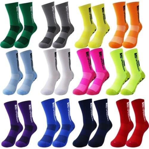 4 Pairs of Football Garter Non-slip Rubber Sports Socks Hiking Socks on Sale