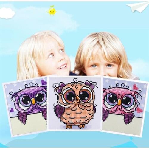 5D Diamond Cartoon Bird DIY Paintings Kits Cute Animals DIY Paintings Art Full Drill Crystal Diamond Art Paintings Home Decor