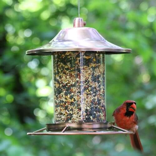 Automatic Wild Bird Seeds Feed Forest Hanging cup Garden Feeding Bird Feeder Outdoor Indoor Balcony Pet Feeding Tools