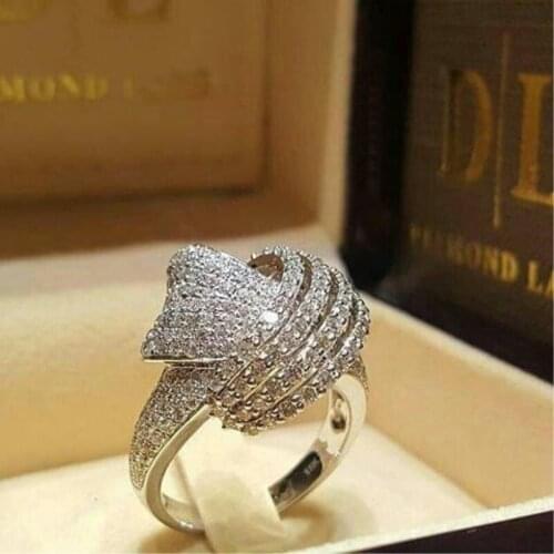 AZX Rings With Cubic Zirkonia For Women