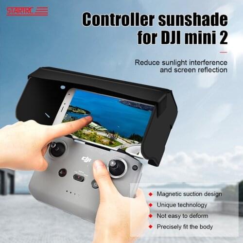 DJI Mini 2 Remote Control Cover Sunshade Dji Mavic Air 2 Mobile Phone Monitor Hood Smartphone Sun Shade Hood Drone Accessories