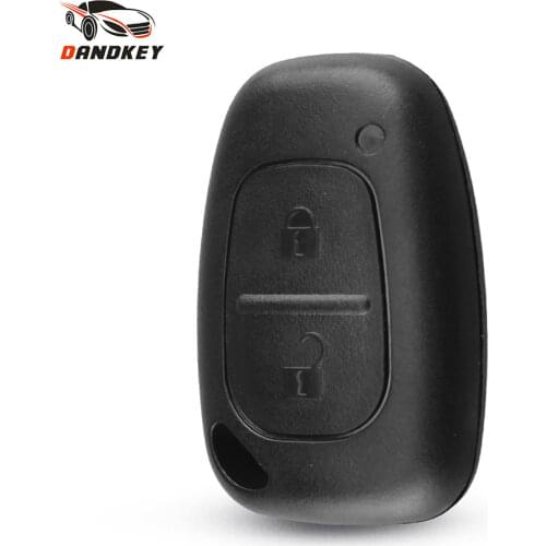 Dandkey 2 Button Remote Car Key Shell For Renault Trafic Vauxhall Opel Master Vivaro Nissan Primastar Fob Case Cover No Blade