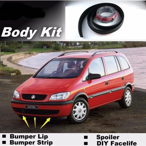 NOVOVISU Bumper Lip Deflector Lips For Holden Zafira Front Spoiler Skirt For Friends To Car Tuning View / Body Kit / Strip