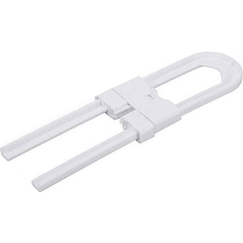 1Pc Child Infant Baby Kid Safety Lock Safety Drawer Door Cabinet Cupboard Plastic U Shape Lock Children Protection Lock