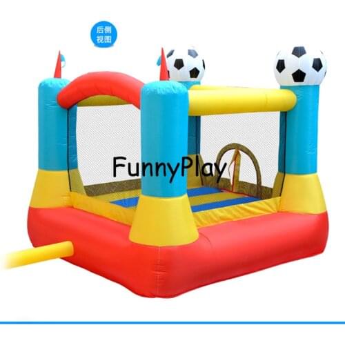 Football Nylon Mini bouncer house indoor Jumping House Bouncy Castle Game With Air blower for Kids jumping castle
