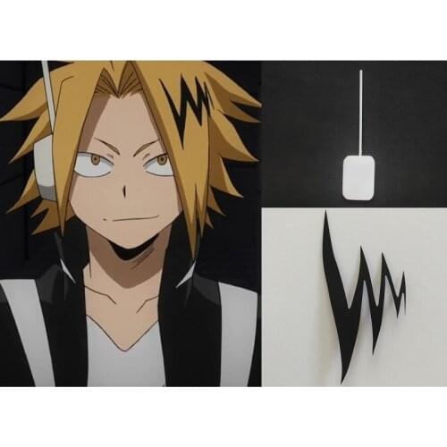 Anime My Hero Academia Cosplay Accessoires Boku No Hero Academia Kaminari Denki Cosplay Headwear Headset Hairpin Accessories