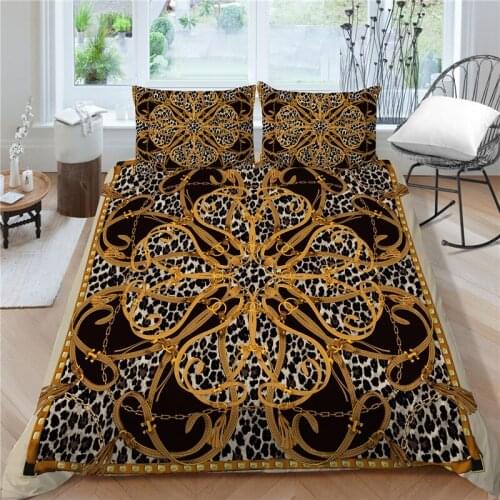 Bed Set Queen Size Duvet Cover Set Classic Retro Bedding Set 2/3 Piece Unique Design Quilt Cover Dropship