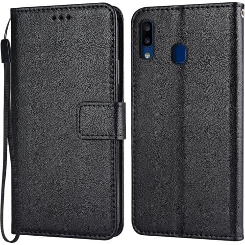 Flip Leather Case for Samsung Galaxy A30 A305 A305F SM-A305F 6.4'' Vintage Wallet Phone Case for Galaxy A30 a30 Funda Cover