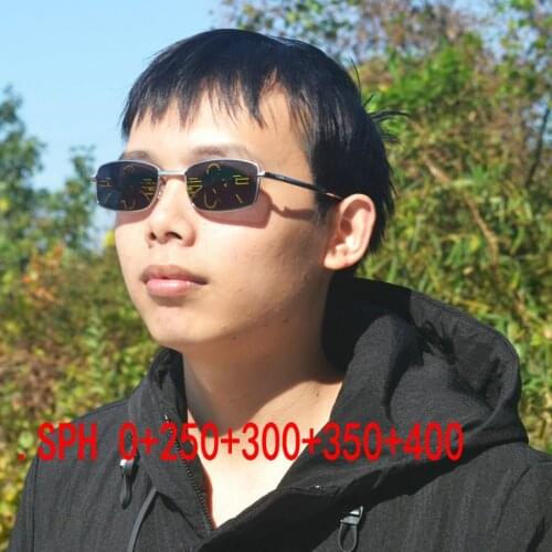 Square Progressive Photochromic Multifocal Reading Glasses Men Women Presbyopic Eyeglasses Near Far Sight Diopter Eyewear FML