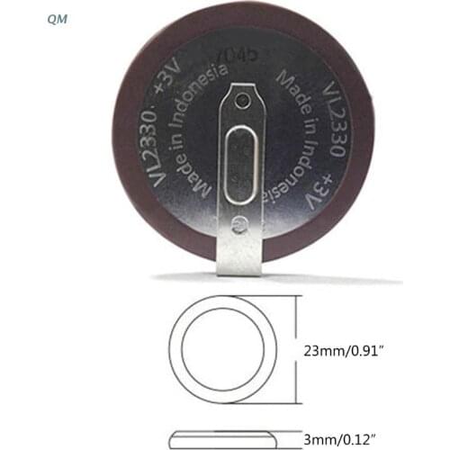 13MF VL2330 Rechargeable Lithium Battery Coin Cell for Car Key Button For PANASONIC