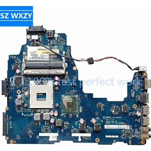 For Toshiba C660 Laptop Motherboard K000111440 PWWAA LA-6842P HM55 DDR3 100% Tested Fast Ship