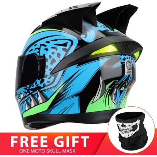 Motorcycle Helmet Motocross Moto Ear Dual Lens Modular Flip Up Helmet Motorbike Racing Helmet Moto Casque Capacete Casco Women