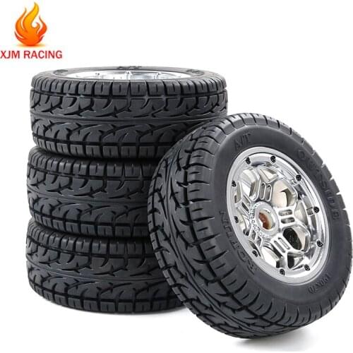 All-terrain Wheel Tire Assembly Kit for 1/5 ROFUN ROVAN LT KM X2 LOSI 5IVE T Rc Car Racing Toys Parts