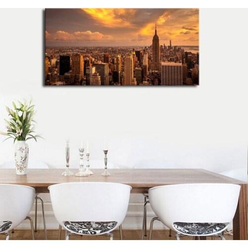 Wall Art New York City Modern Canvas Artwork Long Canvas Picture Painting Print Photo On Canvas Home Decor Drop shipping