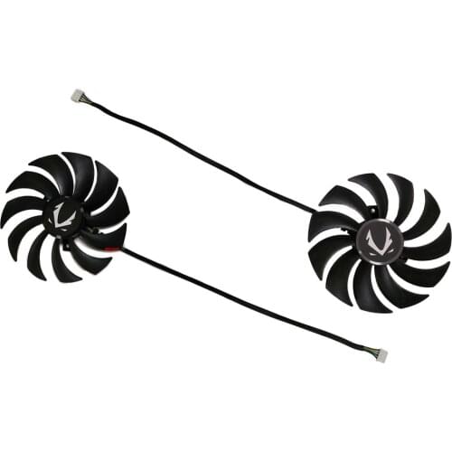 2pcs/Set 95MM GAA8S2U 39.5Mounting Holes Pitch GPU VGA Cooler Fan For ZOTAC GAMING GeForce RTX 3070 AMP Holo Video Cards Cooling