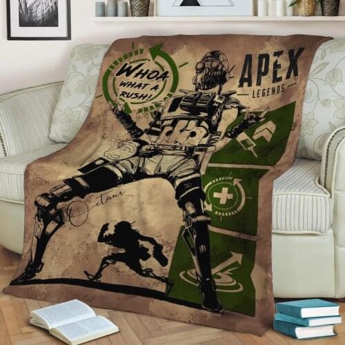 Apex Legends 3D Print Plush Blanket Throw On Sofa Home Decor Soft Warmth Washable Nap Blanket Dropshipping
