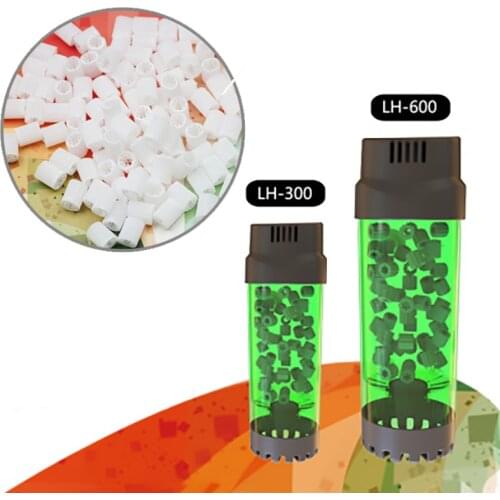 Aquarium Fluidized Bed Filter Pneumatic Fish Tank Water Fairy LH-300/600 Fish Tank Filter Supplies