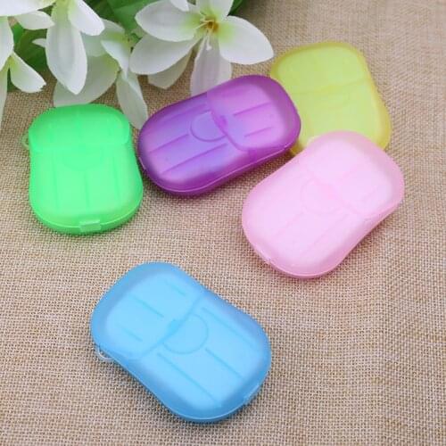 5 Box Portable Soap Paper Outdoor Travel Camping Washing Hand Clean Wash Care