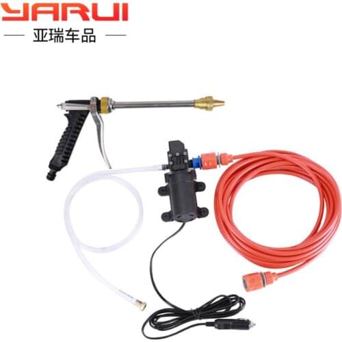 Single Pump Portable Car Washing Unit 12V Household 220V High Pressure Machine Brushing Water Gun Washing Artifact