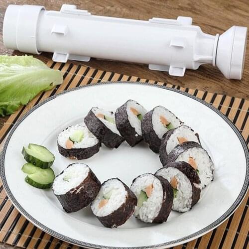DIY Sushi Making Machine Rice Mold Sushi Bazooka Vegetable Meat Rolling Tool Kitchen Sushi Tool Onigiri