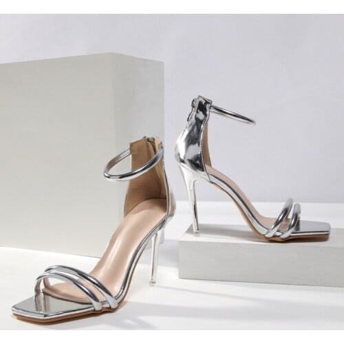 2021 fashion women pumps ankle strap high heel pumps shoes for women sexy peep toe high heels sandals party wedding shoes woman